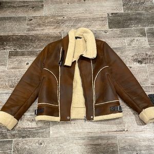 Zara faux shearling jacket